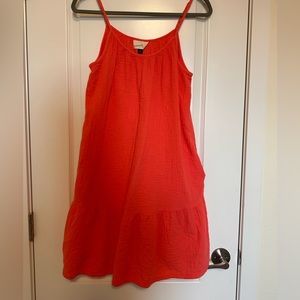 Universal Threads crepe dress in orange